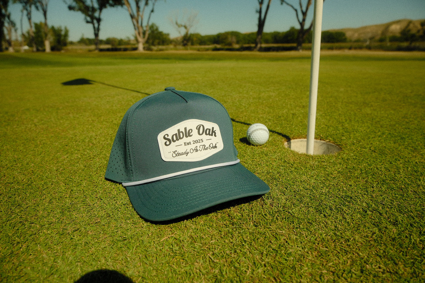 Teal Sable Oak Performance Hat